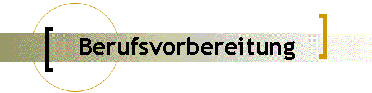 Berufsvorbereitung