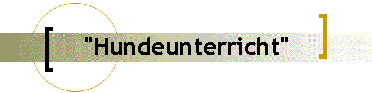 "Hundeunterricht"